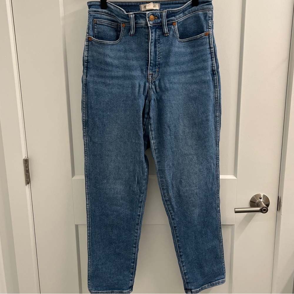 Madewell Curvy Stovepipe Jeans, size 28